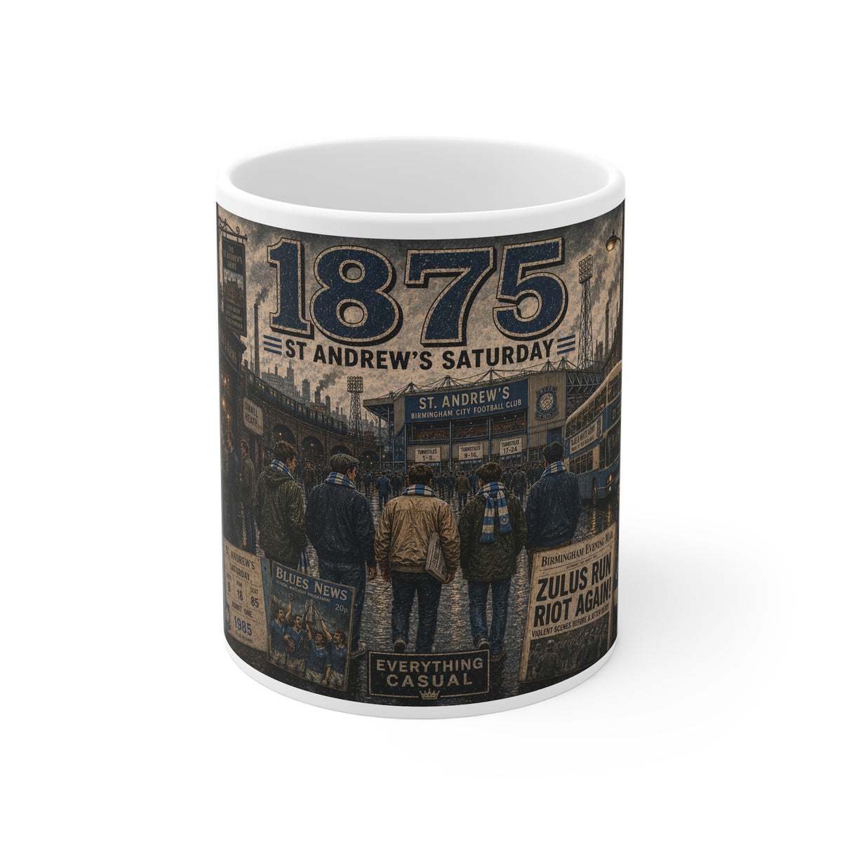 birmingham city fc mug front view