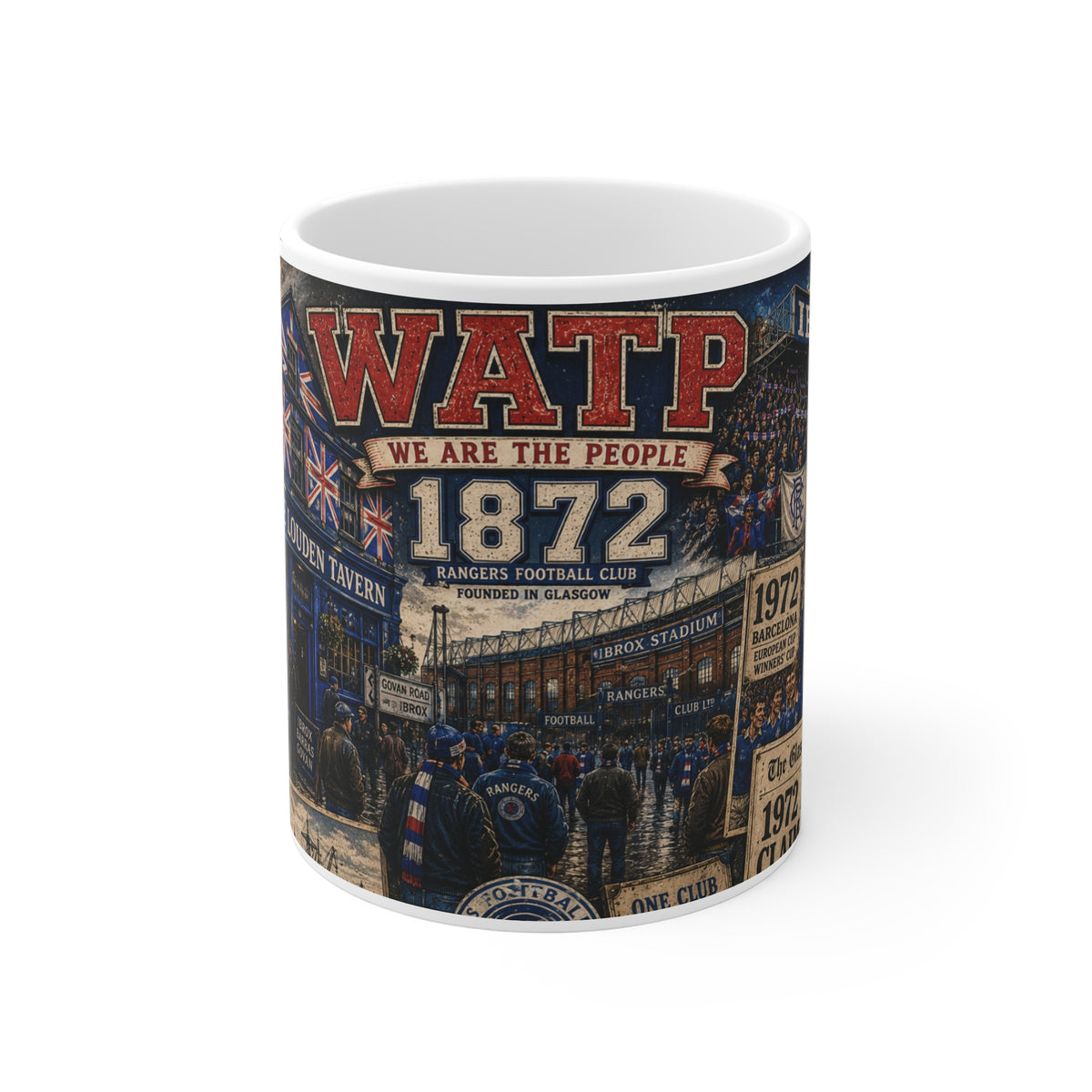 rangers mug front view