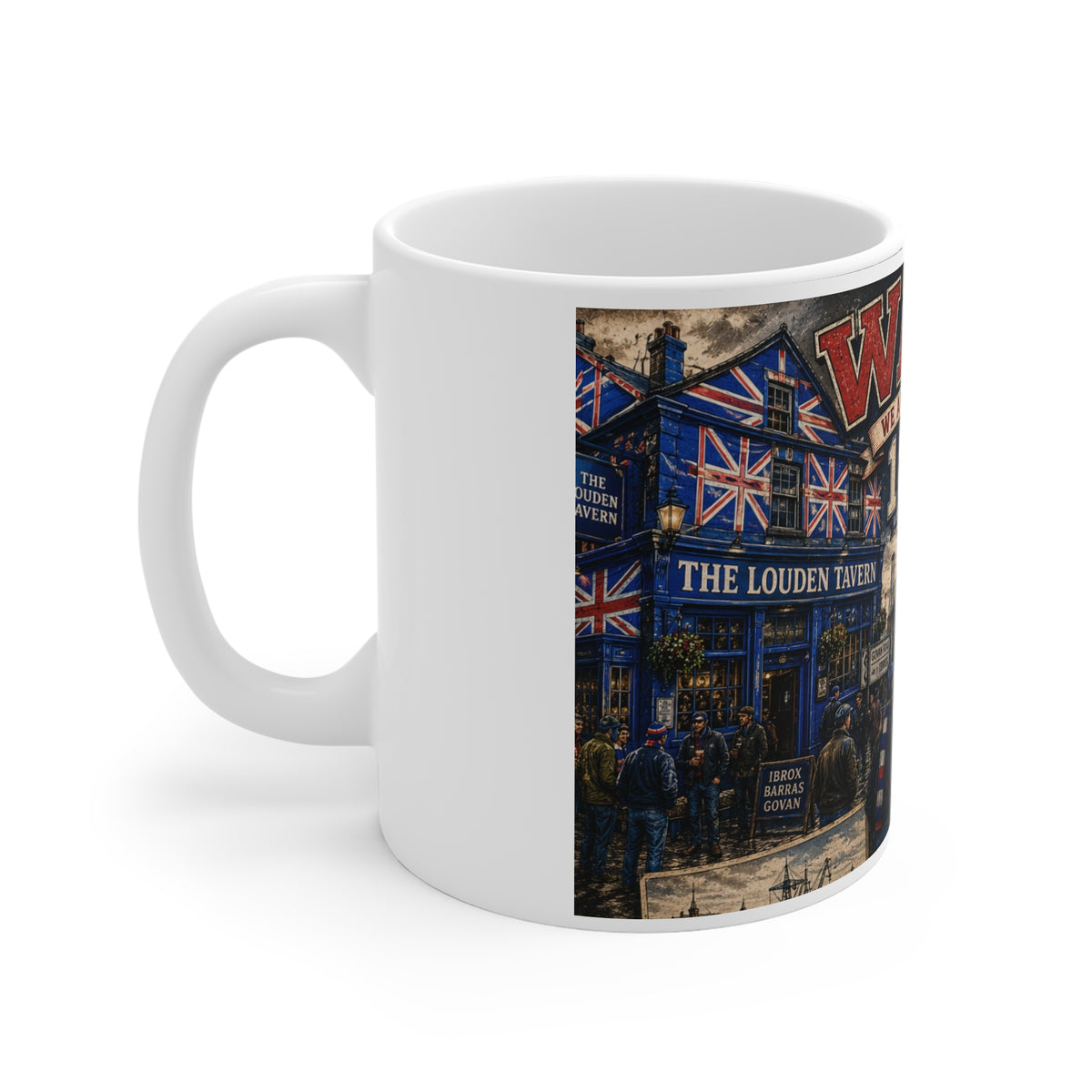 rangers mug side view