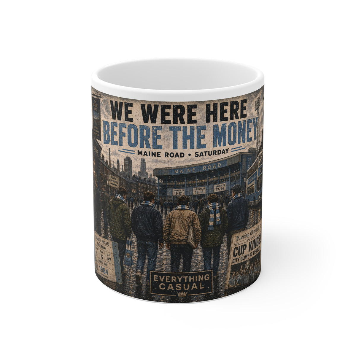 manchester city mug front view