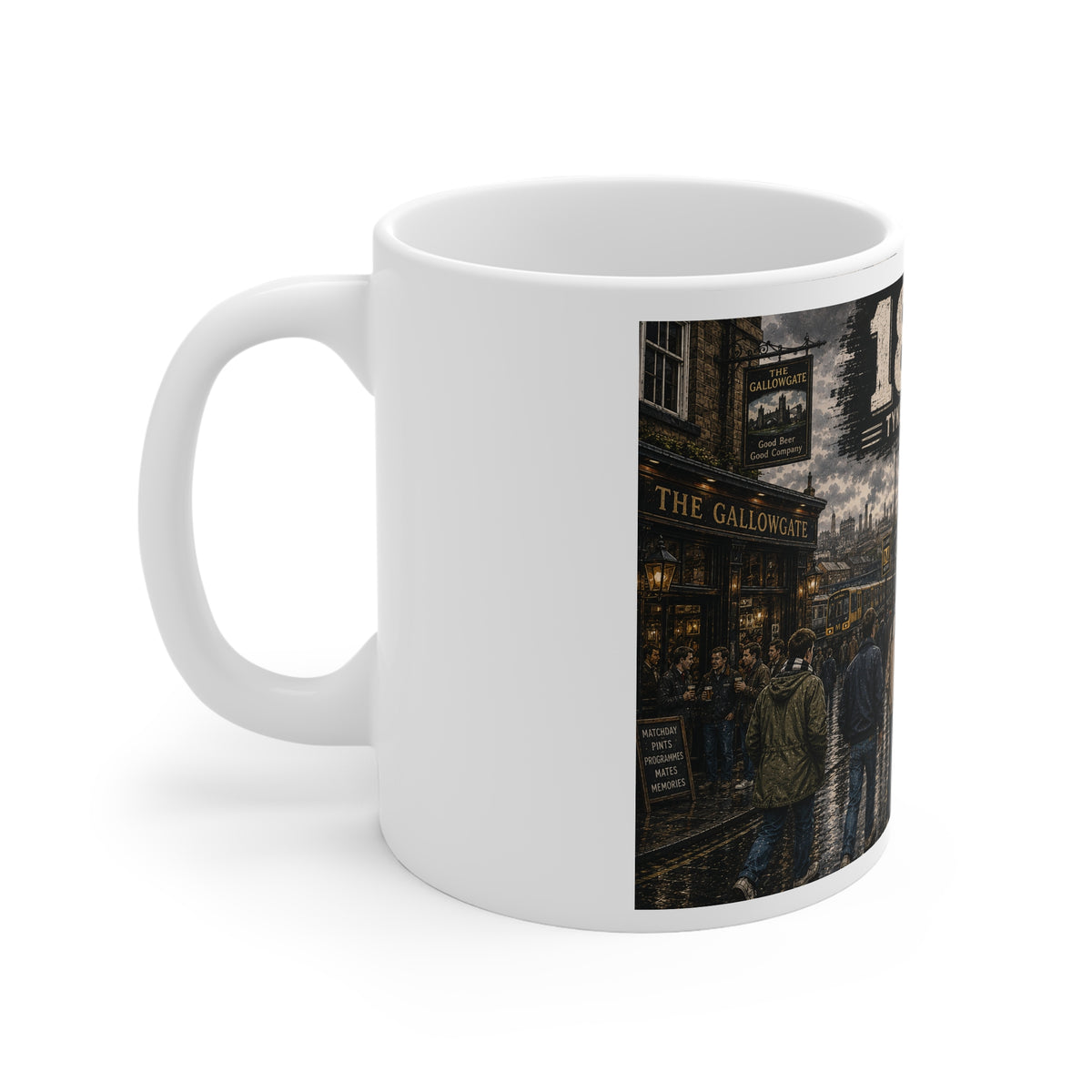 newcastle mug side view
