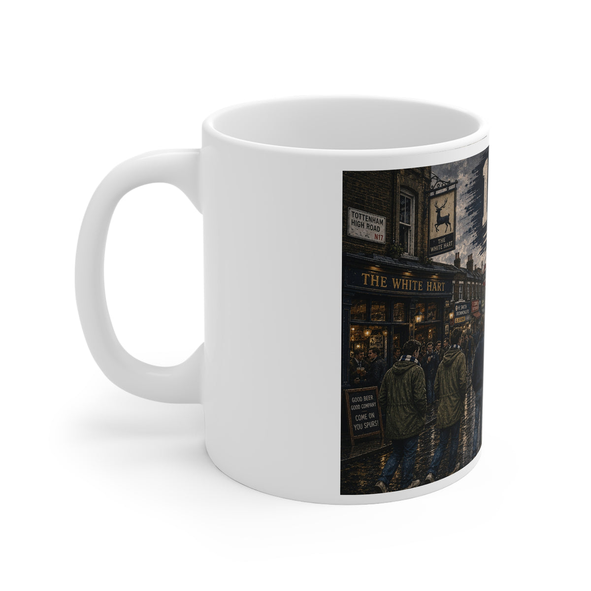spurs mug side view