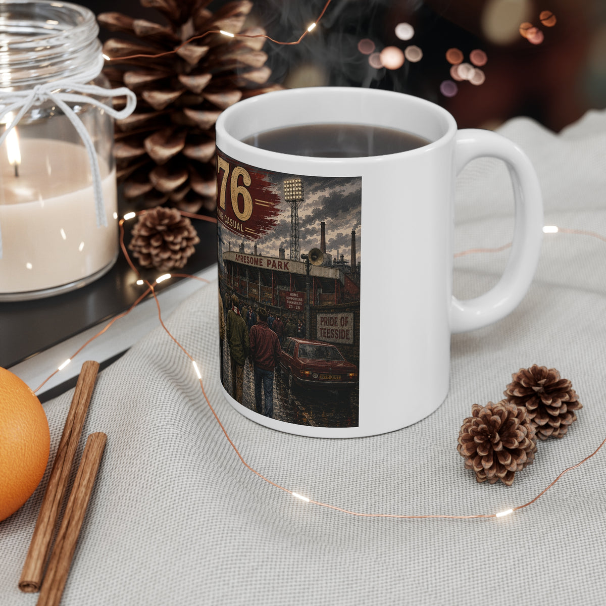 middlesbrough christmas mug