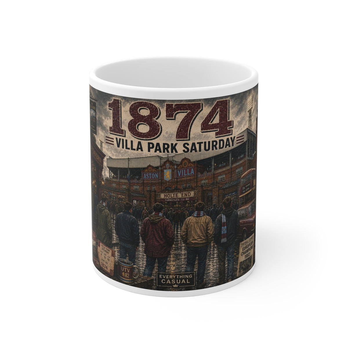 aston villa mug front view