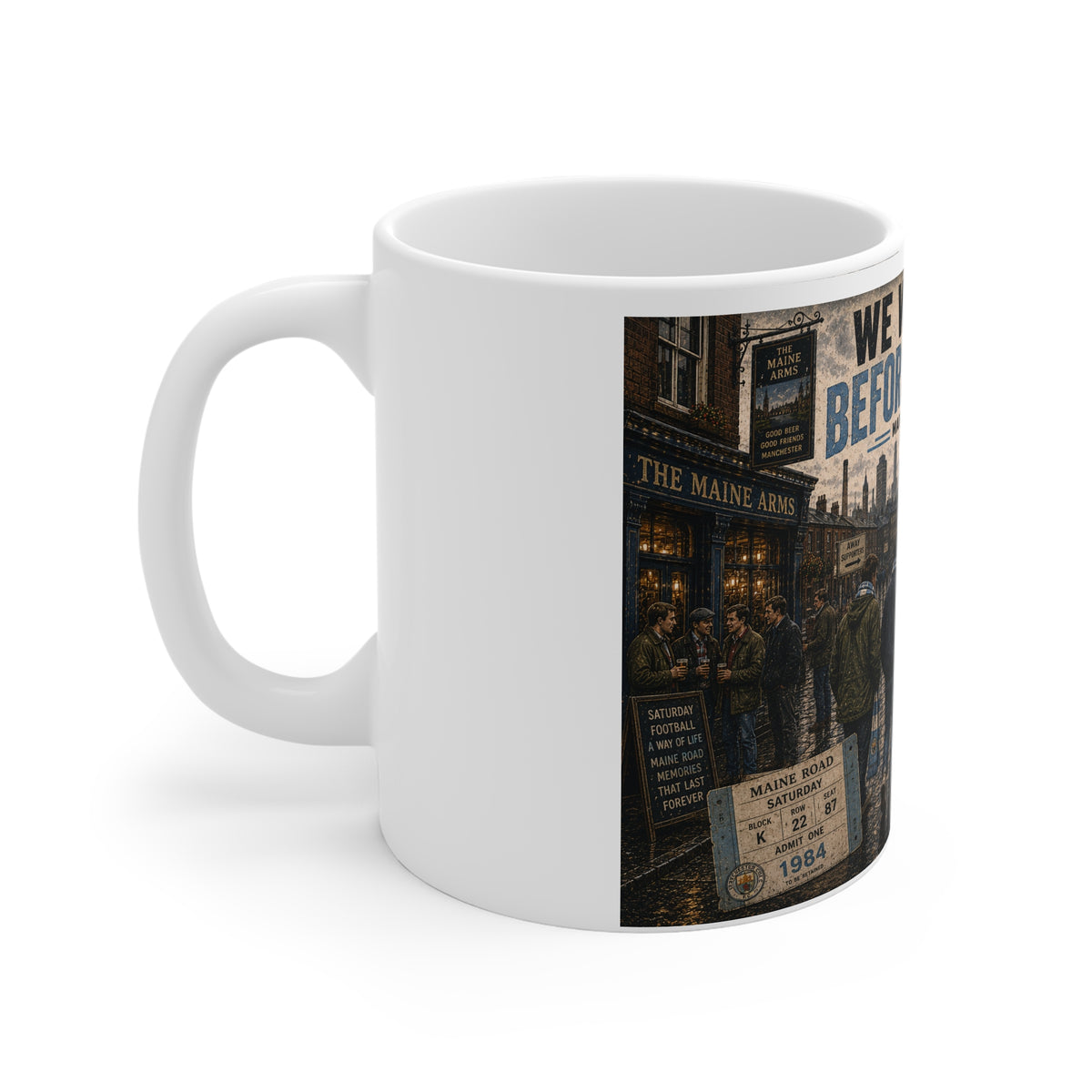 manchester city fc mug side view