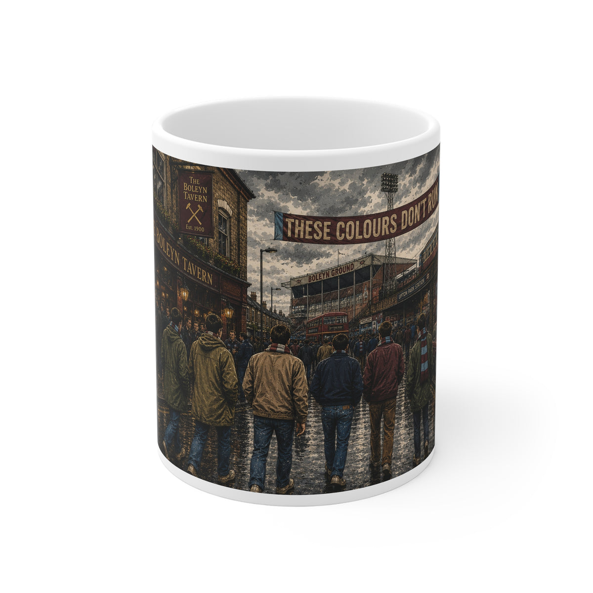 West ham united mug front view